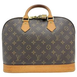 Louis Vuitton Bolsa Tote Alma PM Monogram Marrom