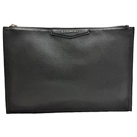 Givenchy Antigona Large Clutch Pouch Black