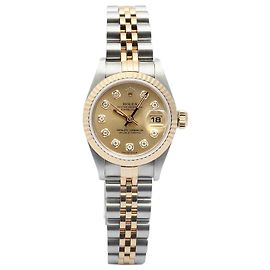 Rolex Orologio combinato Datejust After Diamond da donna Giallo