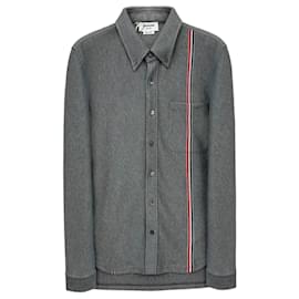 Thom Browne Double Face Button Jacket Brown