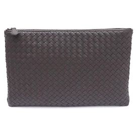 Bottega Veneta Pochette e Clutch Bag Intrecciato Marrom