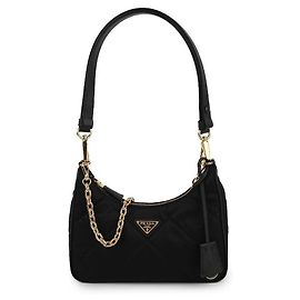 Prada Mini bolso acolchado Negro