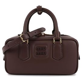 Miu Miu Sac cabas en cuir Marron