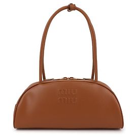 Miu Miu Women's Leather Medium Tote Bag Brown
