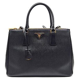 Prada Saffiano Lux Galleria Large Noir
