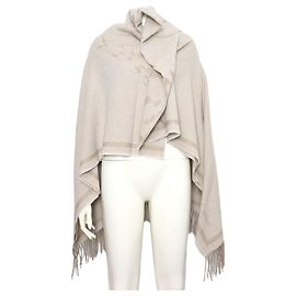 Cartier Estola, cachecol e lenço de cashmere Branco