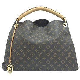 Louis Vuitton Borsa hobo a tracolla in tela Monogram Marrone