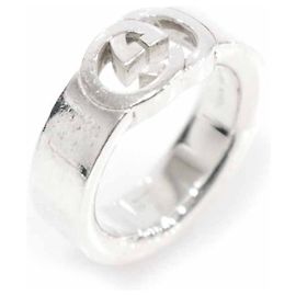 Gucci Interlocking Ring Size Silvery