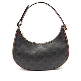 Céline Sac Hobo Triumph Aby Marron