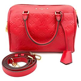 Louis Vuitton Speedy Empreinte Red Red
