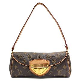 Louis Vuitton Clutch Monogram Beverly Marrom