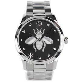 Gucci Orologio G-Timeless Bee quadrante nero da uomo Nero
