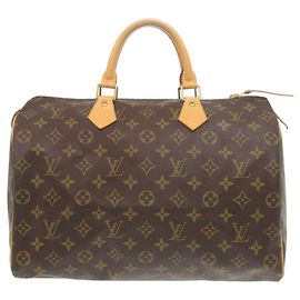 Bolso Louis Vuitton Speedy 35 Monogram Castaño