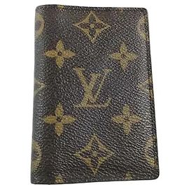 Louis Vuitton pocket organizer Canvas mini Brown