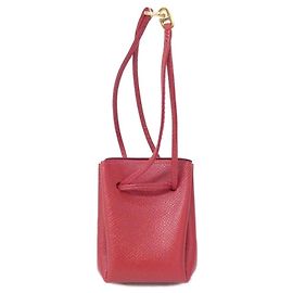 Hermès Hermes Vespa 032784CC Handtasche Pouch Rot