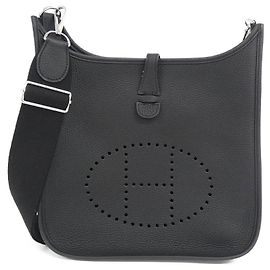 Hermès Hermes Evelyne 3 PM Shoulder Bag Black