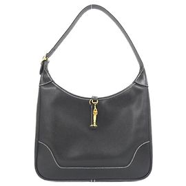 Hermès Borsa a tracolla Hermes Trim 2 31cm Nero
