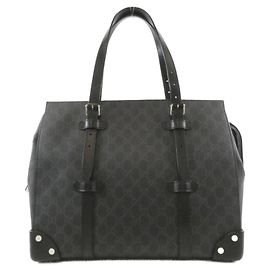 Gucci Handtasche schwarz GG Supreme Canvas Schwarz
