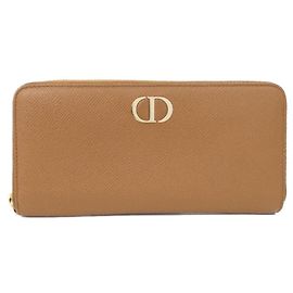 Portafoglio bi-fold Christian Dior 30 Montaigne Marrone