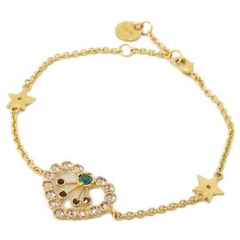 Pulsera charm Christian Dior Multicolor Dorado