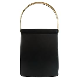 Cartier Trinity Black Leather Handbag Black