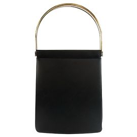 Sac à main Cartier Trinity en cuir noir Noir