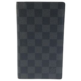 Louis Vuitton Damier Graphite Portefeuille Brazza Black Damier ebene