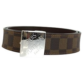 Cinto Louis Vuitton Damier Ceinture Carrée Marrom Marrom