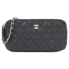 Catena per portafoglio Chanel Timeless Classic Line 82527 Nero