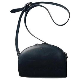 Autre Marque Bolsa Meia Lua A.P.C. Preto