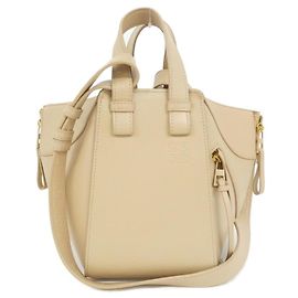 Loewe Hammock Compact Shoulder Bag Beige