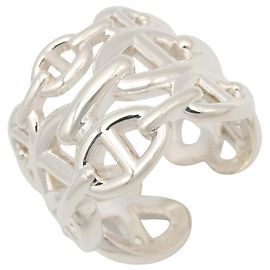 Hermès Hermes Chaine d'Ancre Achainee GM Ring Silber