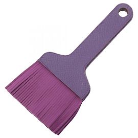 Pingente Petit H em couro roxo Hermès Roxo