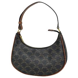 Céline Bolsa de Ombro Celine Ava Marrom Preto
