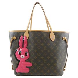 Louis Vuitton Monogram Neverfull Handbag Brown