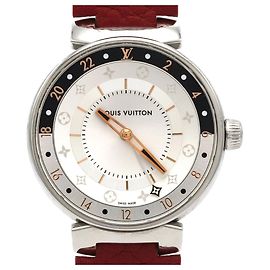 Reloj Louis Vuitton Tambour Moon Dual Time QA105 Quartz Otro