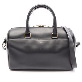 Yves Saint Laurent Classic Duffle Handbag Black