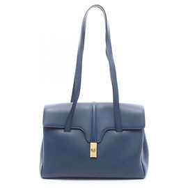 Céline Celine Navy Leather Tote Bag Navy blue