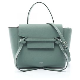 Céline Celine BELT BAG NANO 2-Way Handbag Green
