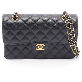 Borsa a tracolla Chanel Matelassé Double Flap Nero