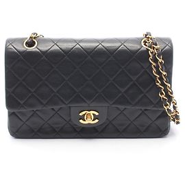 Borsa a Spalla Chanel Matelassé Double Flap Nero