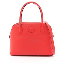 Hermès Hermes Bolide 27 Rouge Tomato 2-Way Handbag Red
