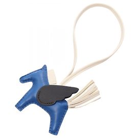 Hermès Hermes Rodeo Pegasus PM Handbag Charm Black Blue Cream