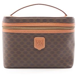Céline Celine Macadam Handbag Brown