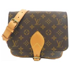 Bolsa de Ombro Louis Vuitton Monogram Cartouchiere Marrom
