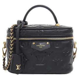 Bolsa Louis Vuitton Monogram Vanity Coussin PM Preto