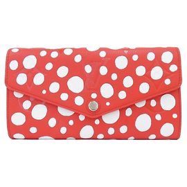 Louis Vuitton Monogram Empreinte Portefeuille Sarah Rot