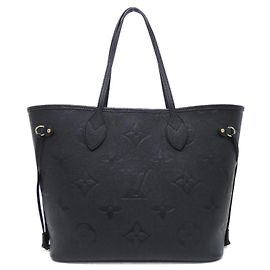Bolsa Louis Vuitton Monogram Empreinte Neverfull MM Preto