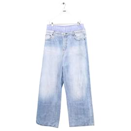 Acne Calça larga azul Azul