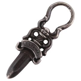 Chrome Hearts Dagger Charm Pendant Top Ag925 Silver Auth 190678M Silvery